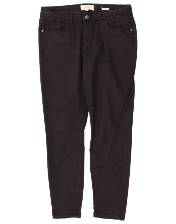 Fat Face Dame Skinny Jeans UK 14 Large W32 L27 Black Bomuld