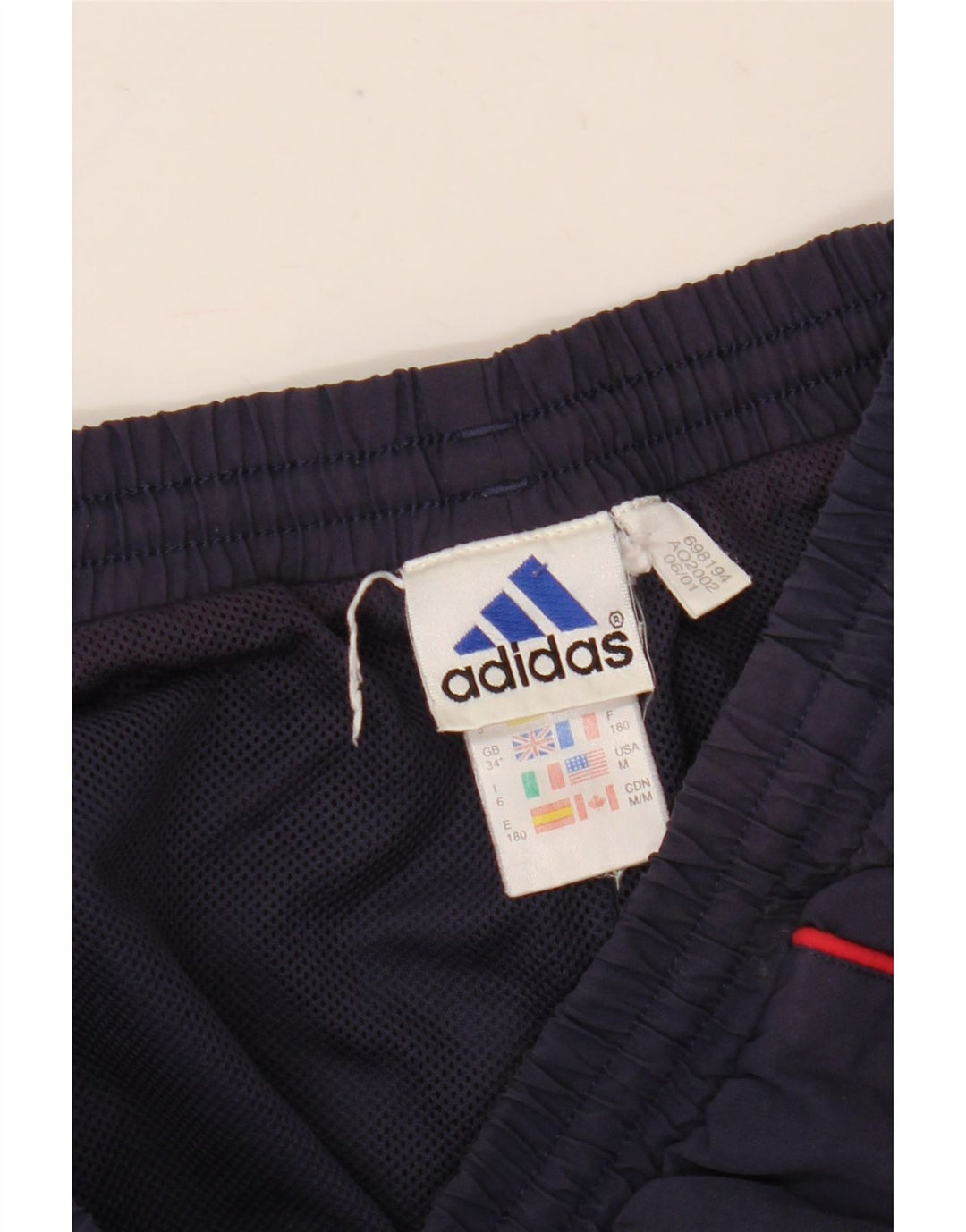 Adidas Herre træningsdragt Bukser Joggers Large Navy Blue Polyester