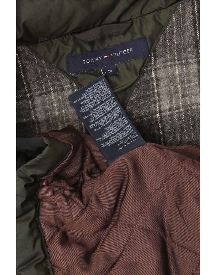 Tommy Hilfiger Herre Hooded Military Utility Jacket UK 38 Medium Khaki