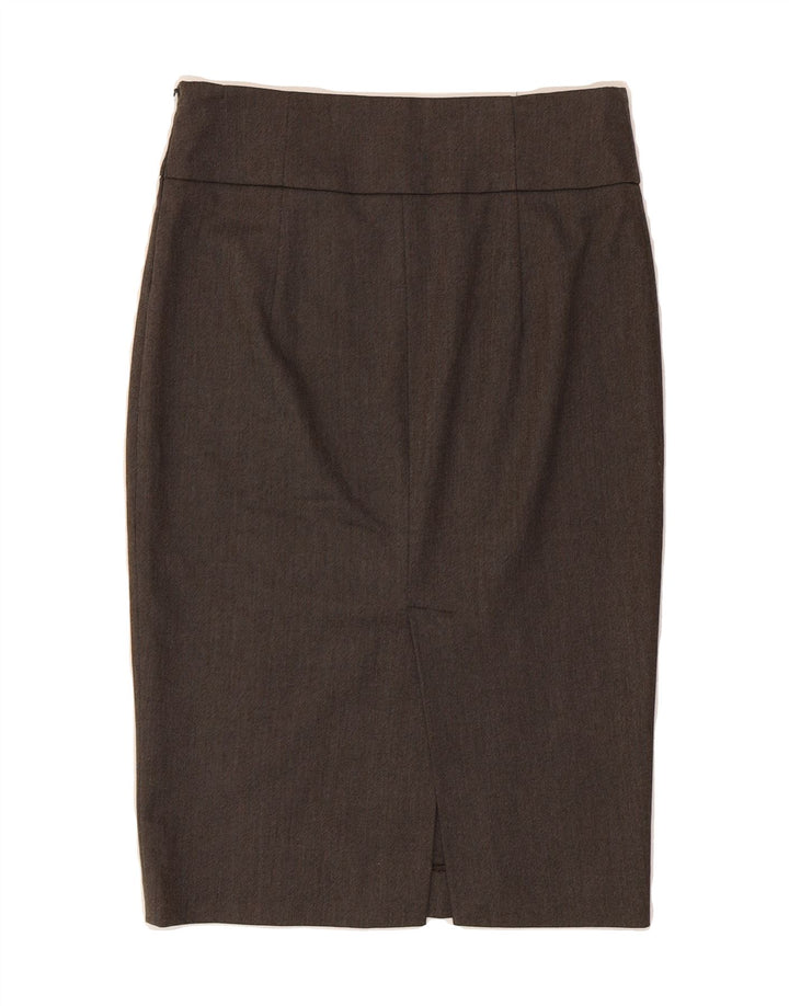 ZARA Womens Pencil Skirt Small W27  Grey Viscose Vintage Zara and Second-Hand Zara from Messina Hembry 