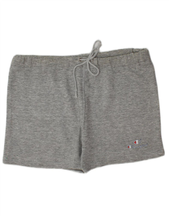 CHAMPION Womens Sport Shorts UK 18 XL  Grey Cotton