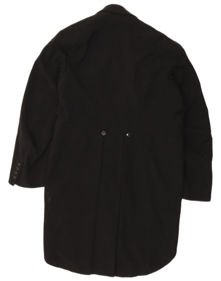 VINTAGE Herre tailcoat Blazer Jacket UK 38 Medium Black