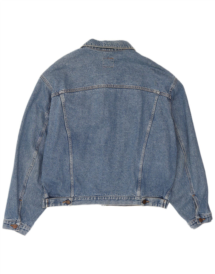 Benetton Herre denimjakke IT 54 2XL Blå Bomuld