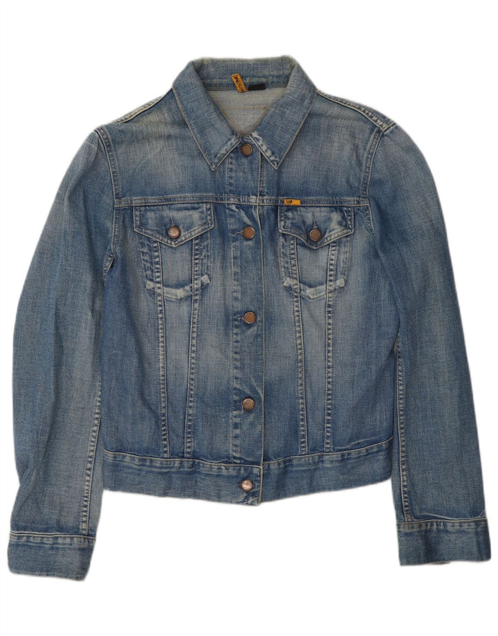 Meltin' Pot Dame denimjakke UK 14 Medium Blue Cotton