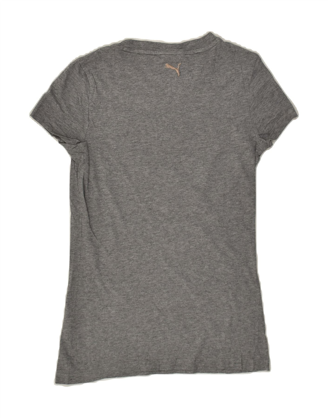 PUMA Womens Graphic T-Shirt Top UK 8 Small  Grey Cotton | Vintage Puma | Thrift | Second-Hand Puma | Used Clothing | Messina Hembry 