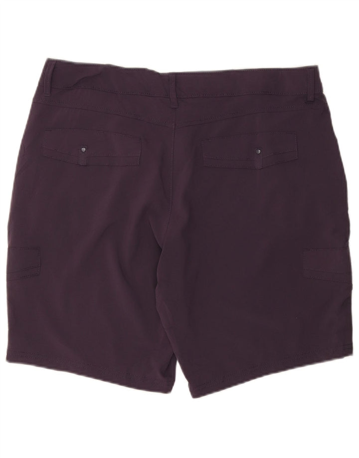 LEE Cargo Shorts til kvinder US 14 XL W36 Lilla polyester