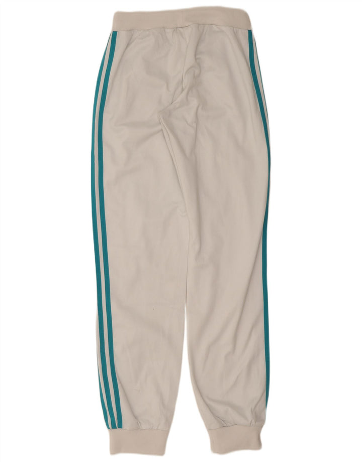Adidas Dame træningsdragt Bukser Joggers UK 16 Large White Polyester