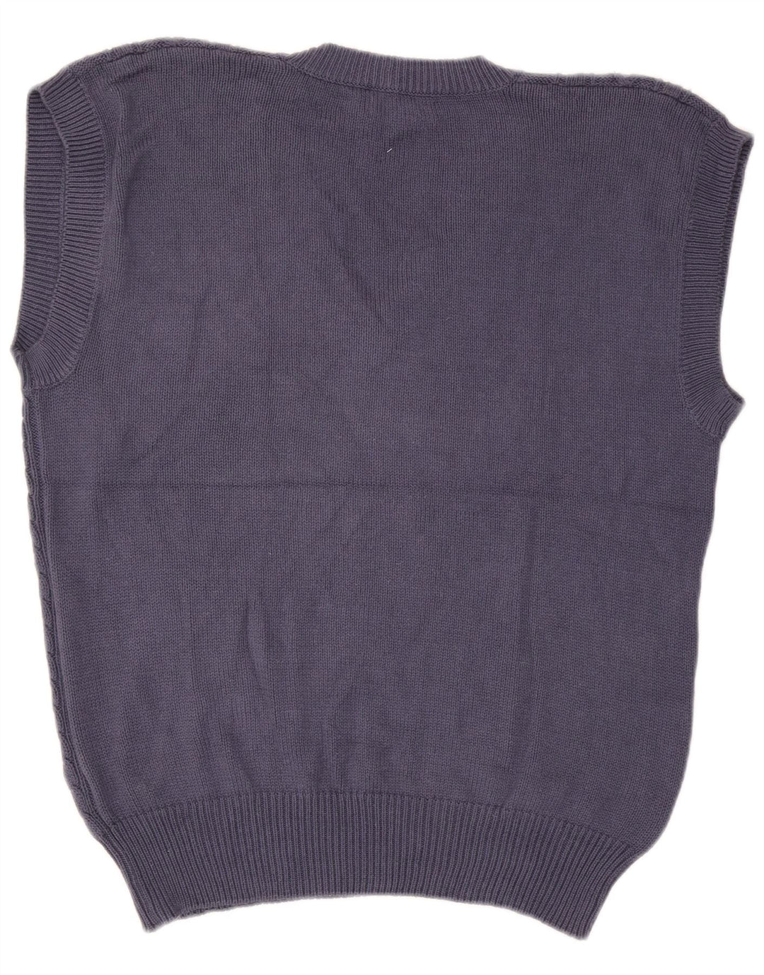 Vintage herrevest tanktop stor marineblå bomuld