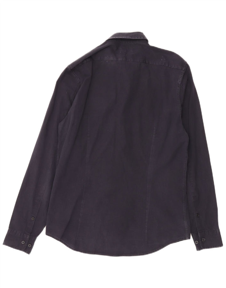CALVIN KLEIN JEANS Herreskjorte Medium Navyblå Bomuld
