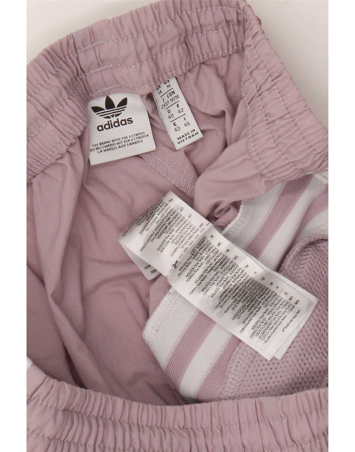 Adidas Træningsdragtsbukser til kvinder UK 14 Medium Lilla Nylon