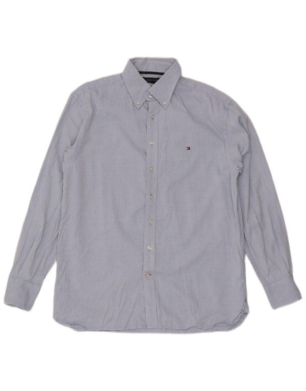 Tommy Hilfiger Herreskjorte Medium Blå Bomuld