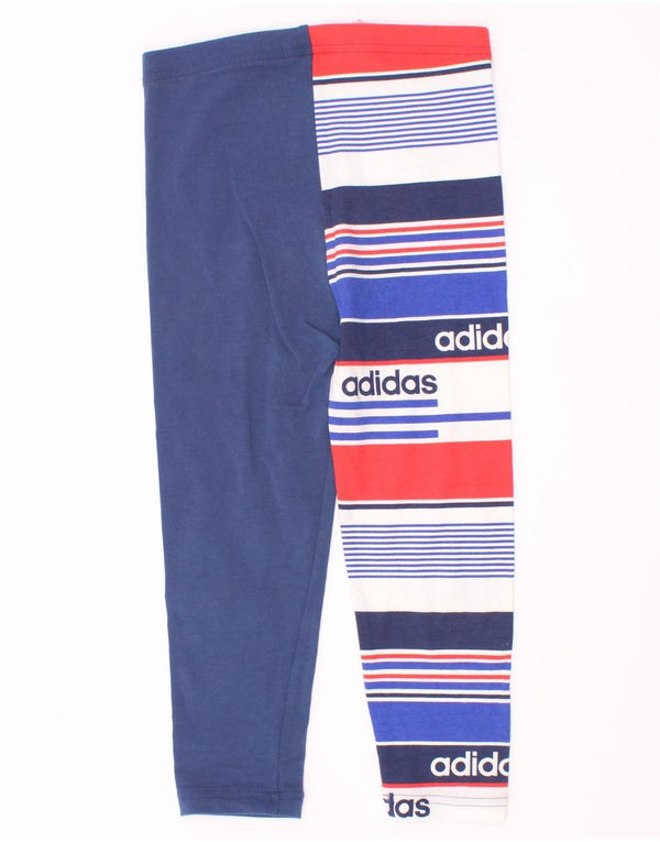 Adidas piger grafiske leggings 3-4 år flerfarvet stribet bomuld