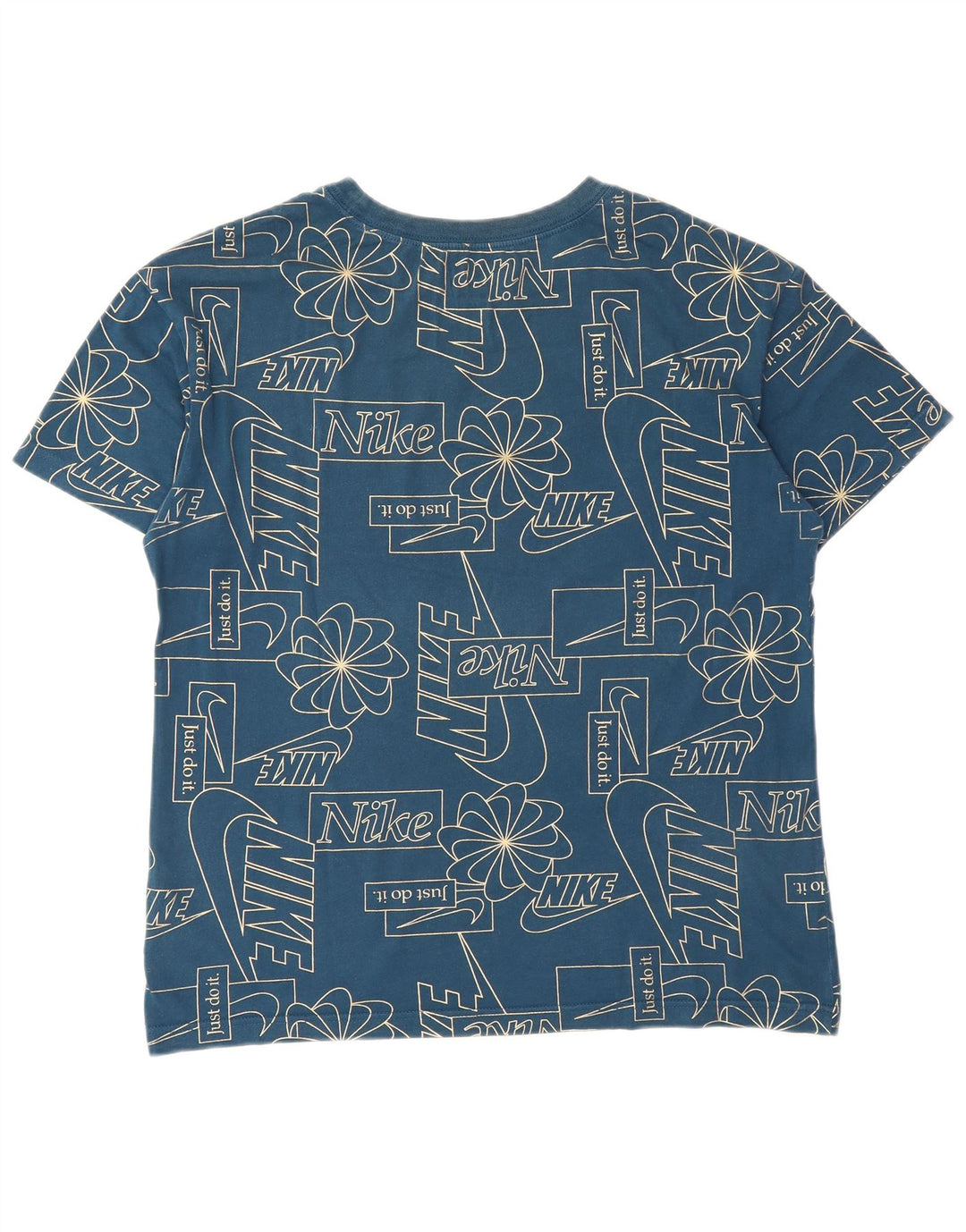 Nike grafisk T-shirt top til mænd, lille marineblå bomuld