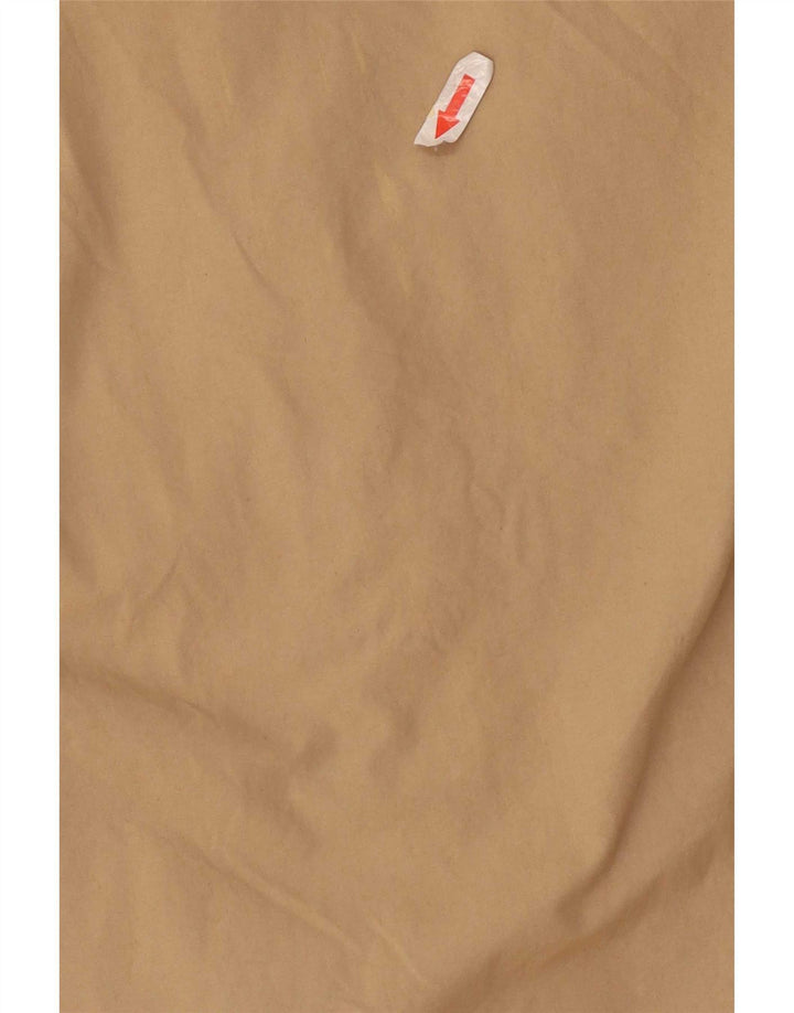 Nautica Kortærmet Herreskjorte Stor Beige Bomuld