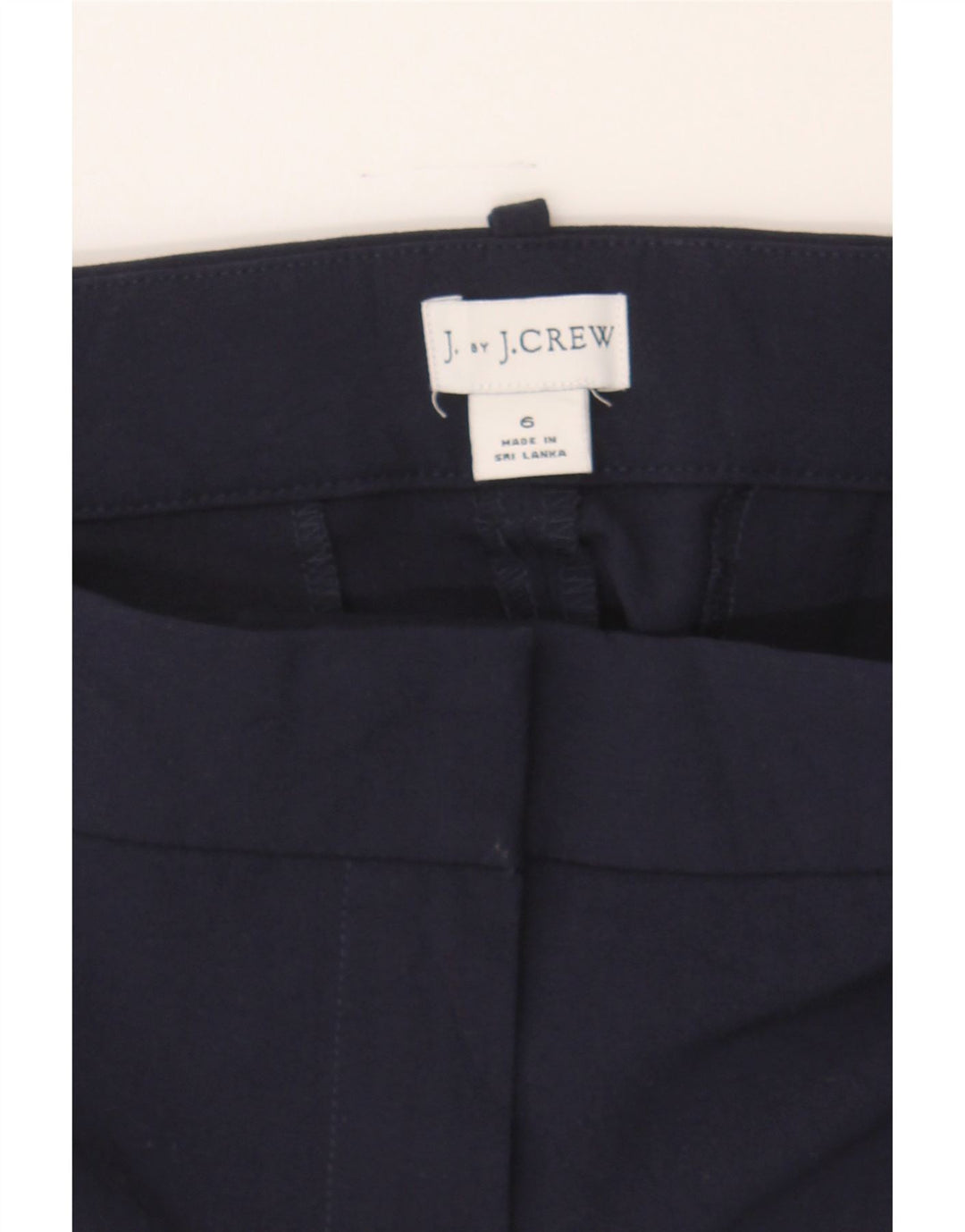 J. CREW Womens Straight Chino Trousers US 6 Medium W31 L29 Navy Blue Vintage J. Crew and Second-Hand J. Crew from Messina Hembry 