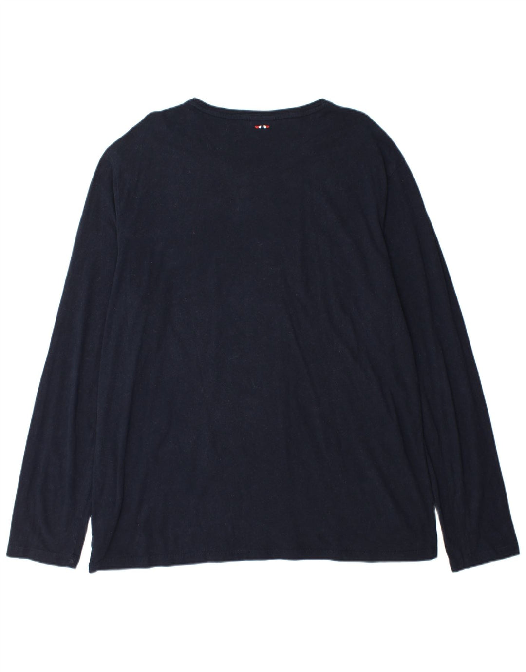 NAPAPIJRI Herre geografisk grafisk T-shirt langærmet 3XL marineblå bomuld