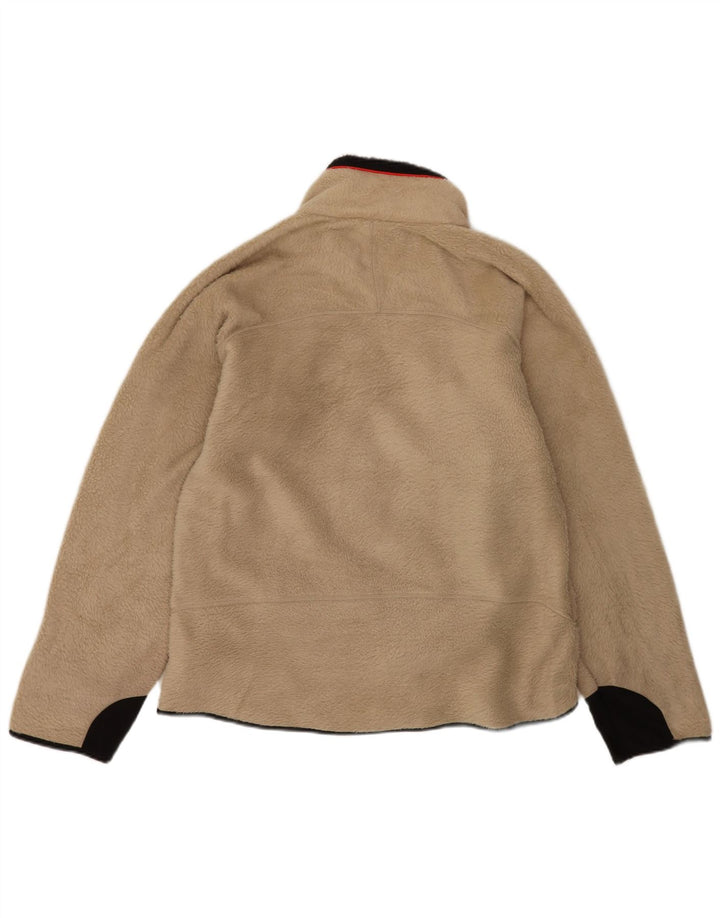 Fila Herre Fleecejakke UK 40 Stor Beige Colourblock Polyester