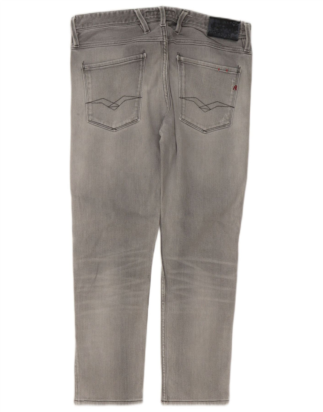 Replay Herre Distressed Slim Jeans W33 L27 Grå