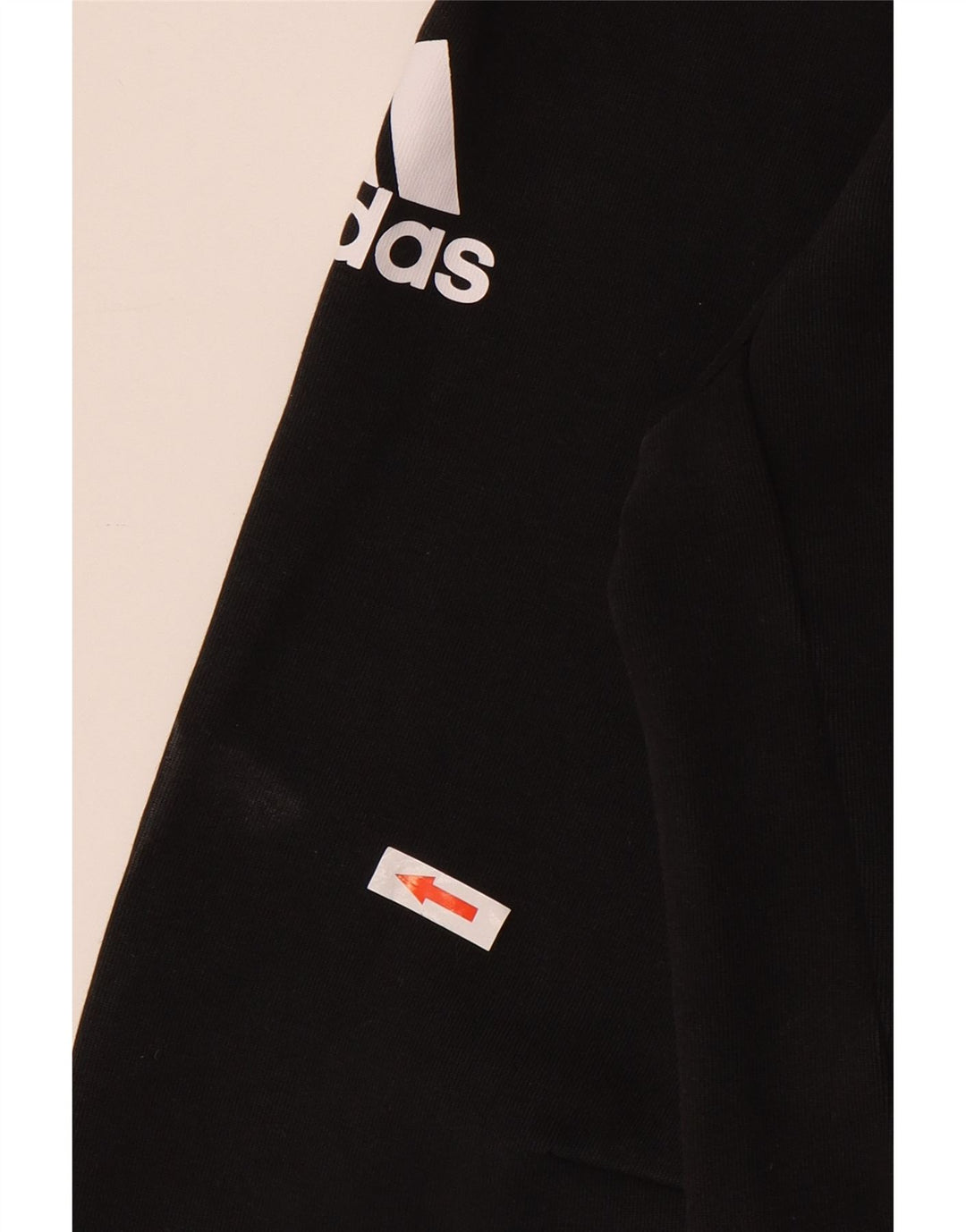 Adidas Hættetrøje med lynlås til mænd, lille sort bomuld