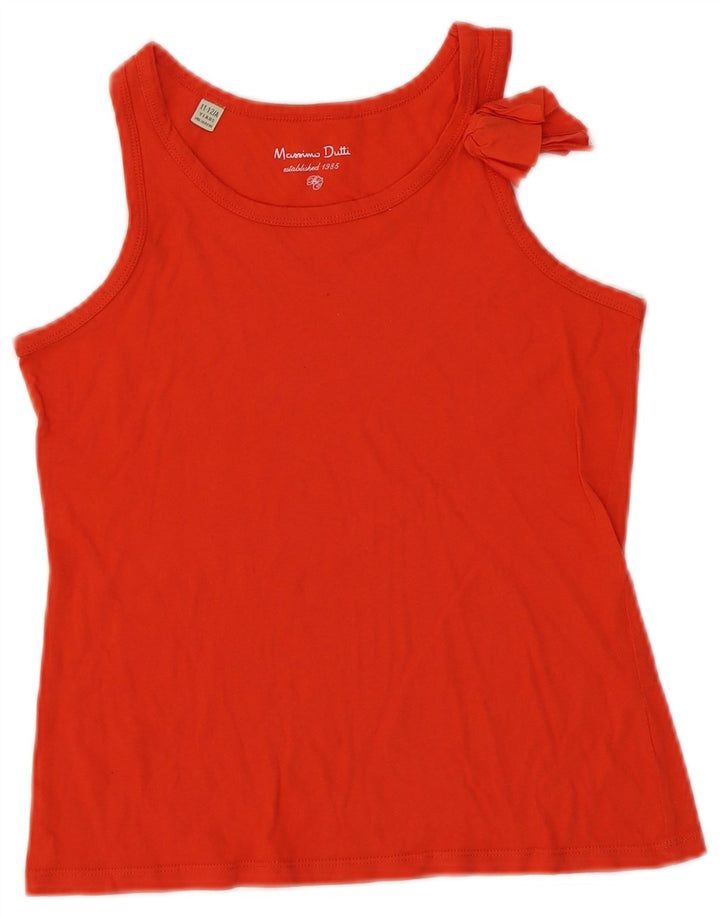 Massimo Dutti Pigevest Top 11-12 År Orange