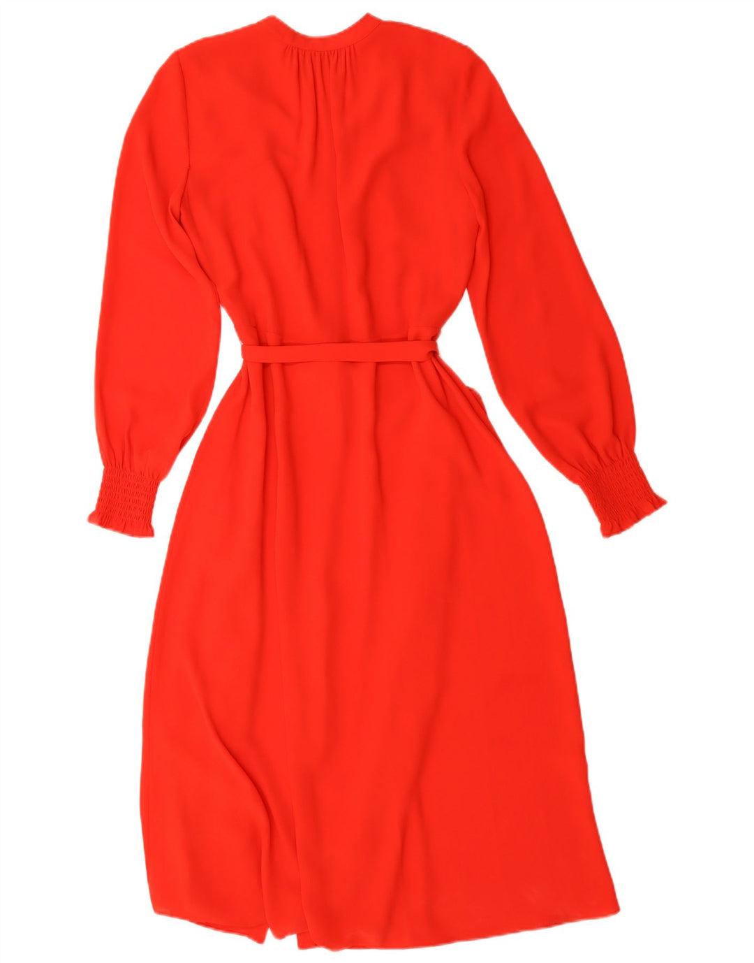 Hobbs Dame Maxi Shirt Dress UK 8 Small Red Polyester