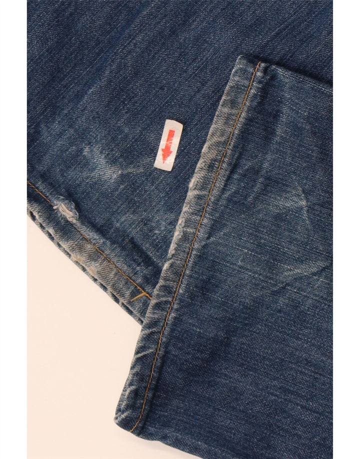 Levi's Herre 501 lige jeans W32 L32 blå bomuld