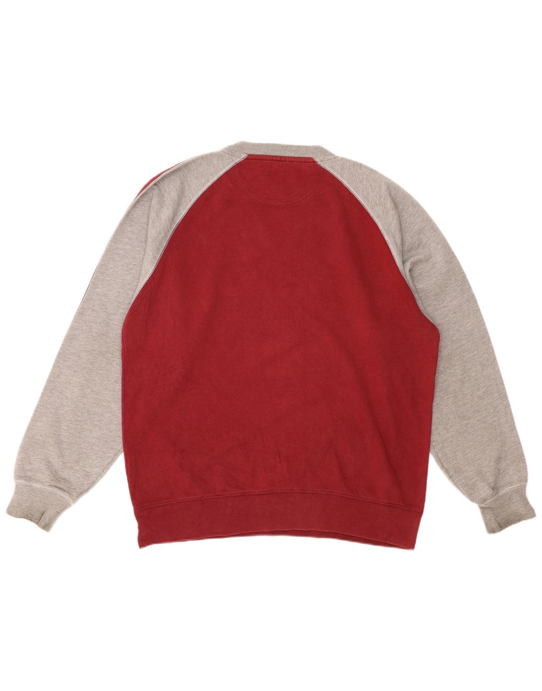 ASICS Sweatshirt til mænd Medium Rød Colourblock Bomuld