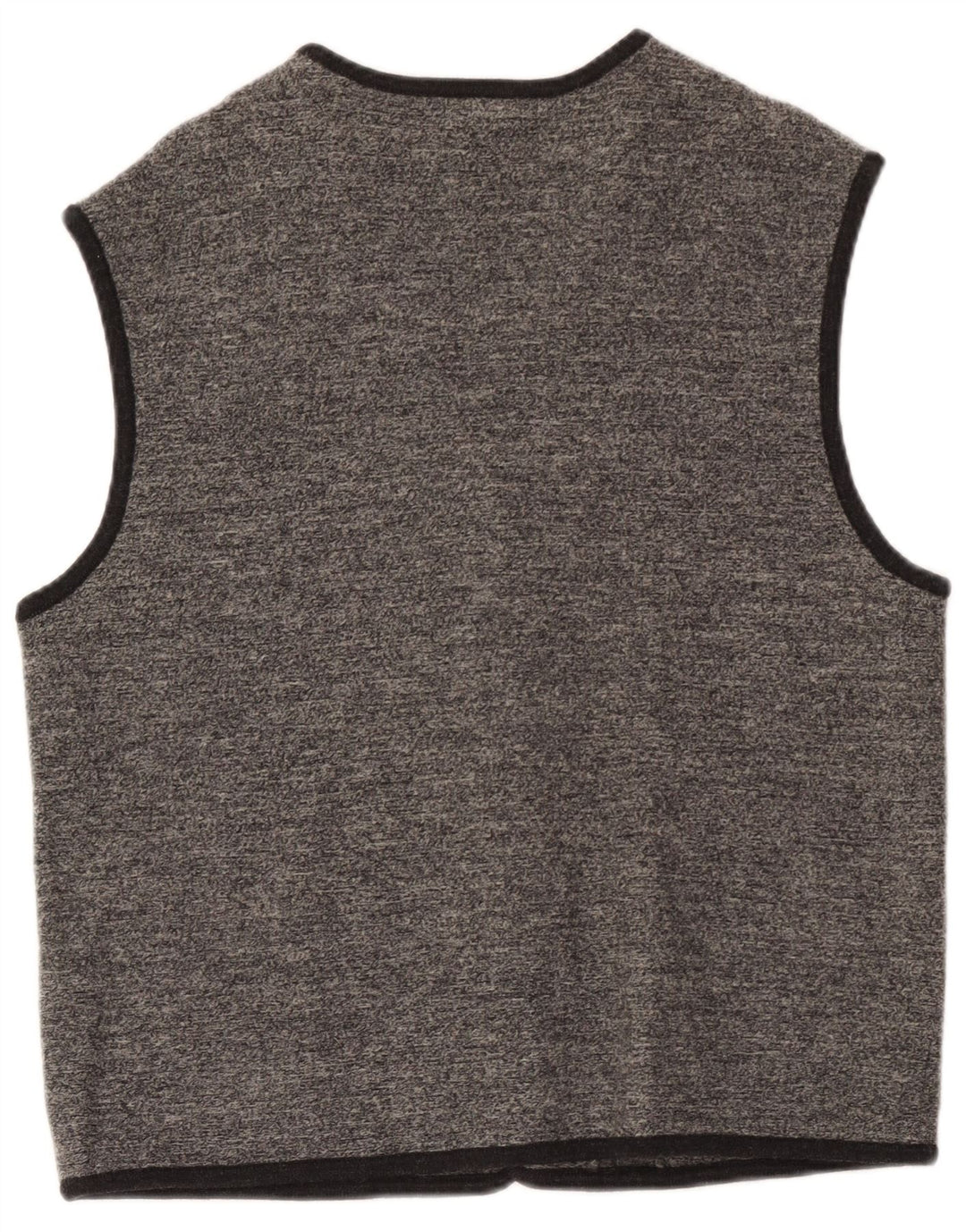 Geiger Herre Ærmeløs Cardigan Sweater IT 52 Stor Grå