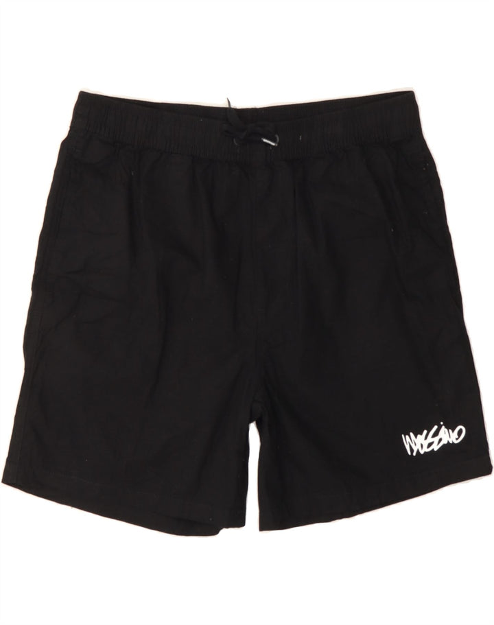 MOSSIMO Mens Graphic Sport Shorts Large  Black Cotton Vintage Mossimo and Second-Hand Mossimo from Messina Hembry 