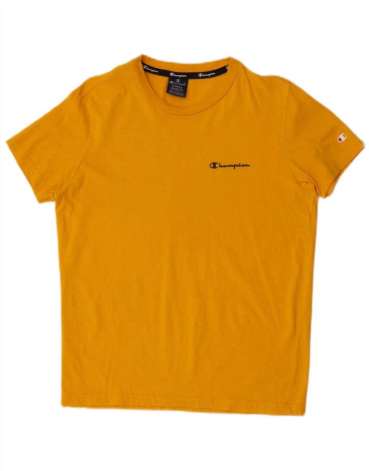 Champion Herre T-Shirt Top XS Gul