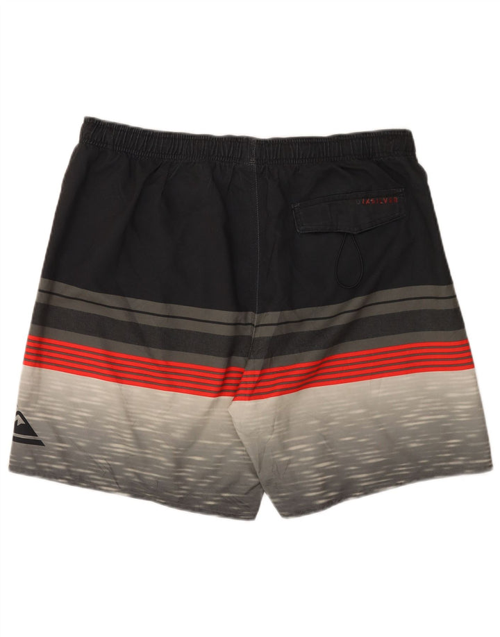 Quiksilver Badeshorts til mænd 2XL Sort Colourblock Polyester