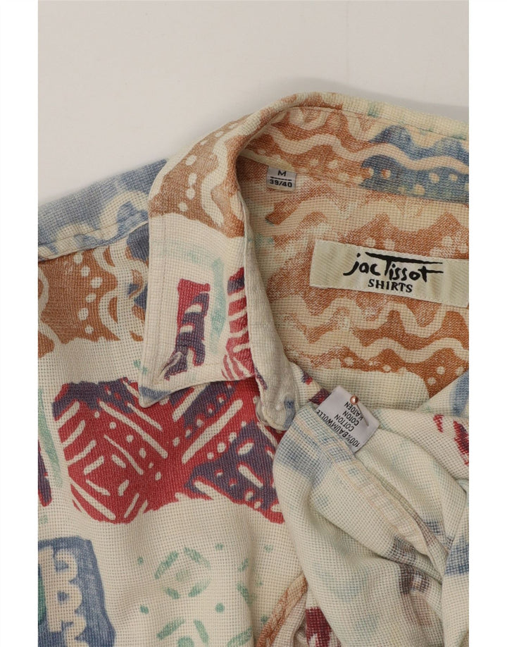 JAC TISSOT Herreskjorte str. 39/40 Medium Flerfarvet Patchwork