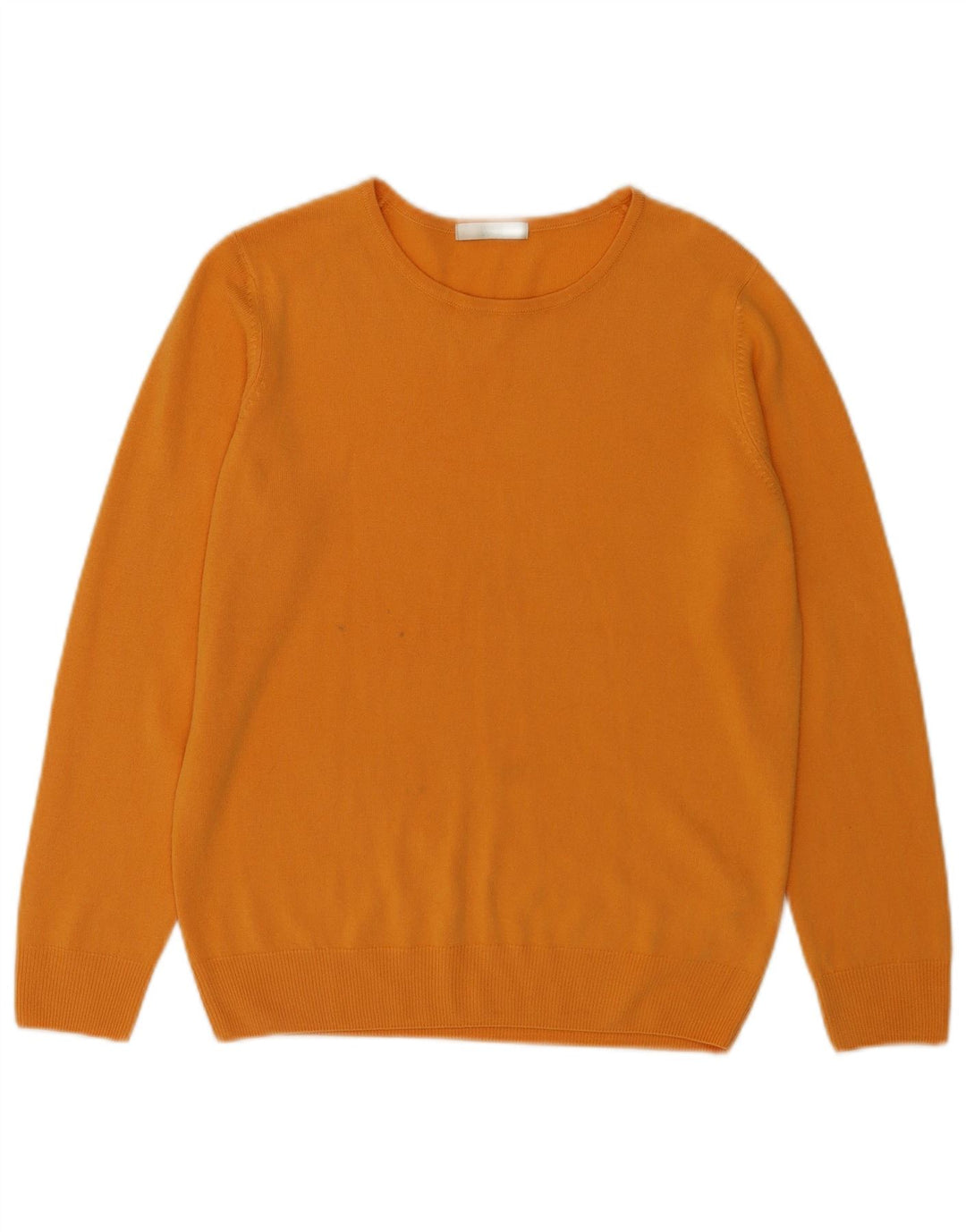 Marks & Spencer Dame sweater med rund hals DK 12 Medium Orange Akryl