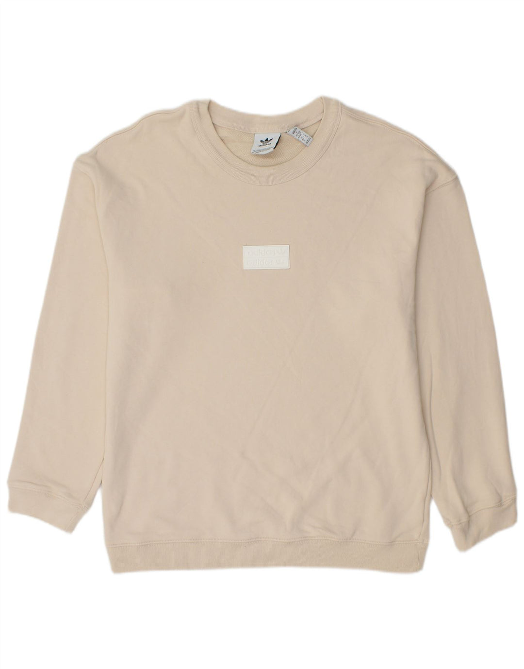 ADIDAS Sweatshirt til mænd Medium Hvid Bomuld