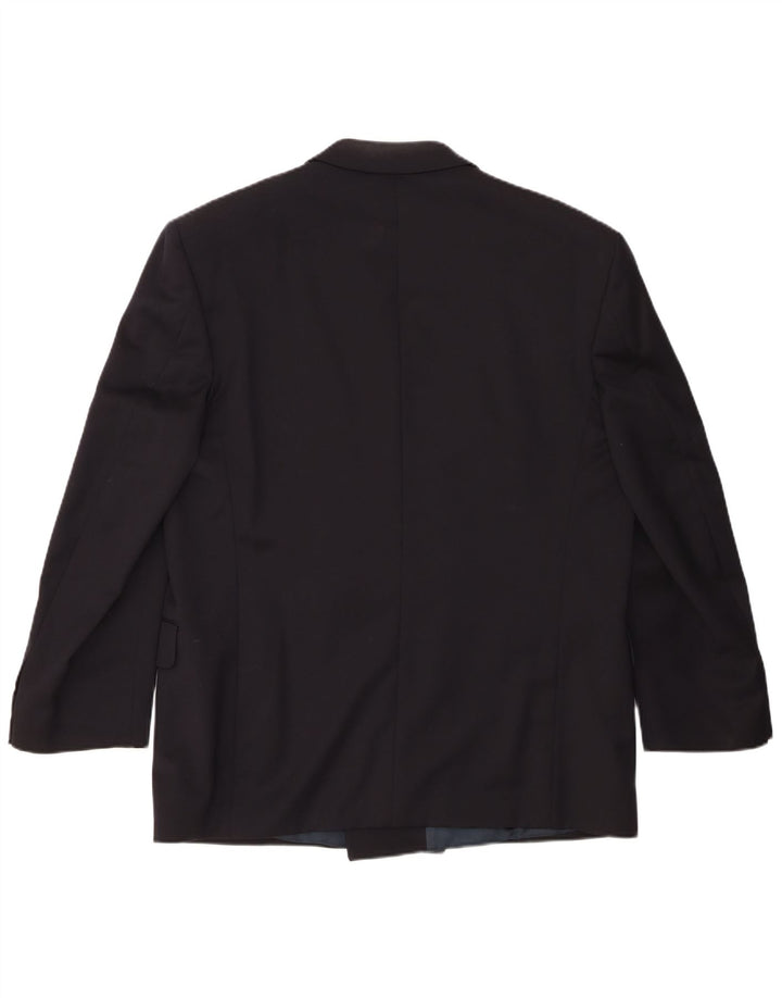 Jaeger Herre Dobbeltradet Blazerjakke IT 54 2XL Marineblå Uld