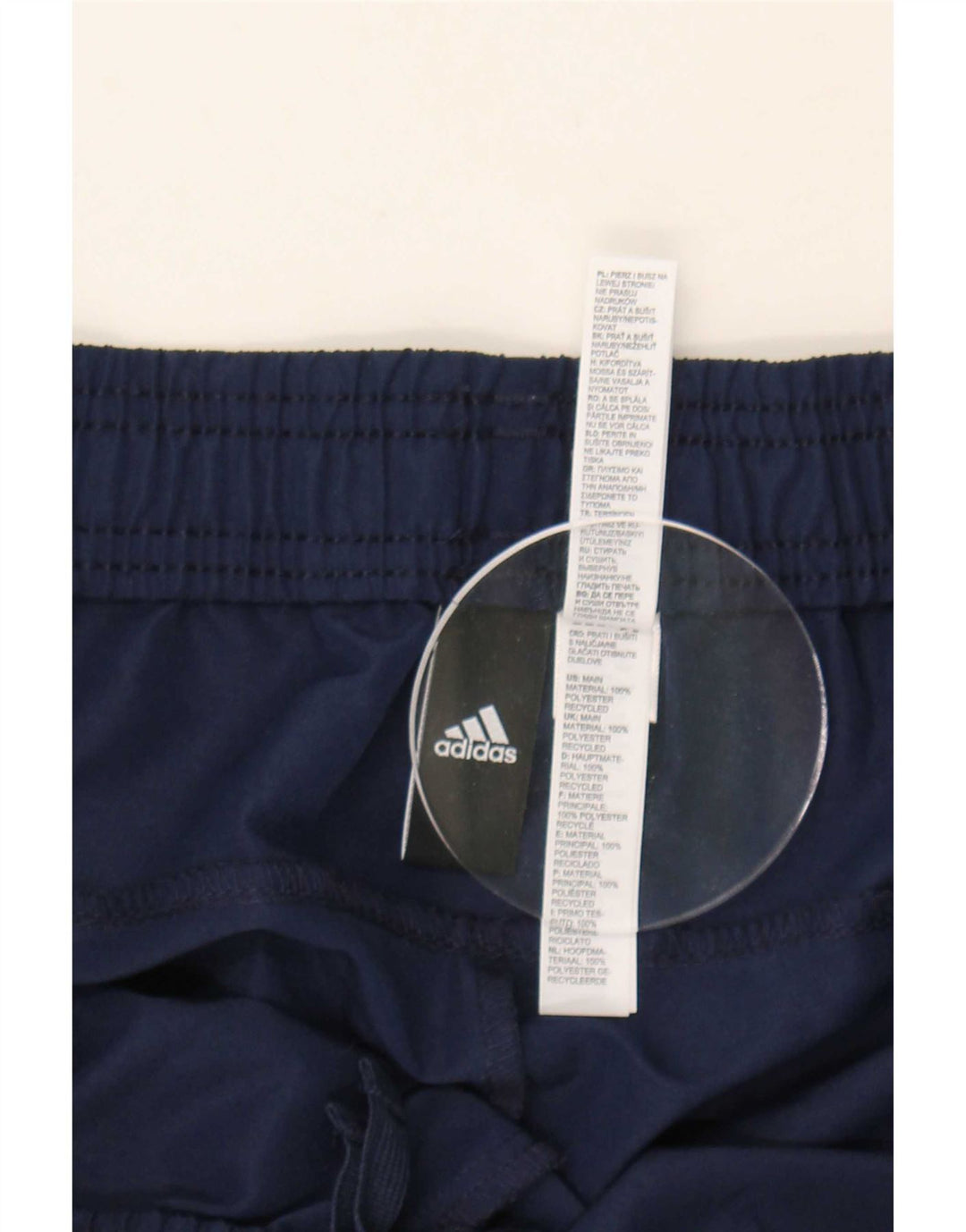 Adidas Herre grafisk træningsdragt Bukser Large Navy Blue Polyester