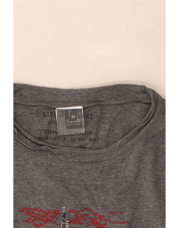 Napapijri Herre grafisk top langærmet mellemgrå