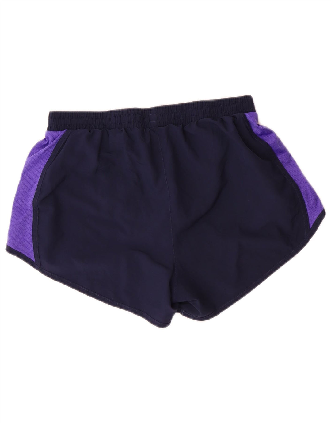 UNDER ARMOUR Sportsshorts til kvinder UK 12 Medium Navy Blue Colourblock