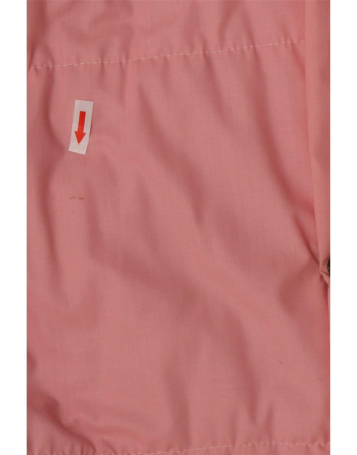 Vintage polstret herrejakke IT 48 Medium Pink Colourblock Bomuld