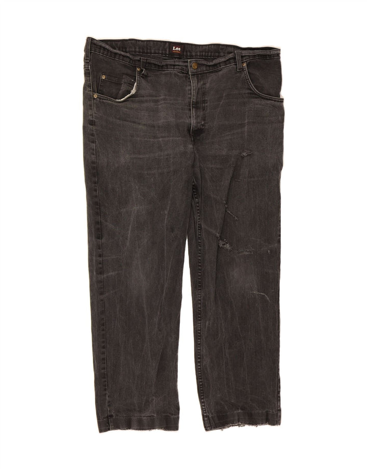 LEE Womens Brooklyn Straight Jeans W42 L28 Grey Cotton Vintage Lee and Second-Hand Lee from Messina Hembry 