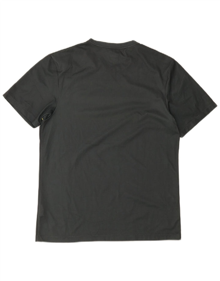 Nike T-shirt top til mænd UK 39/41 Medium Green Colourblock Polyester