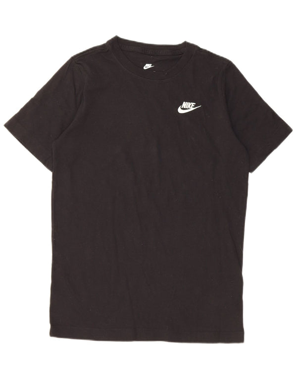 Nike Boys T-Shirt Top 12-13 år Stor sort bomuld