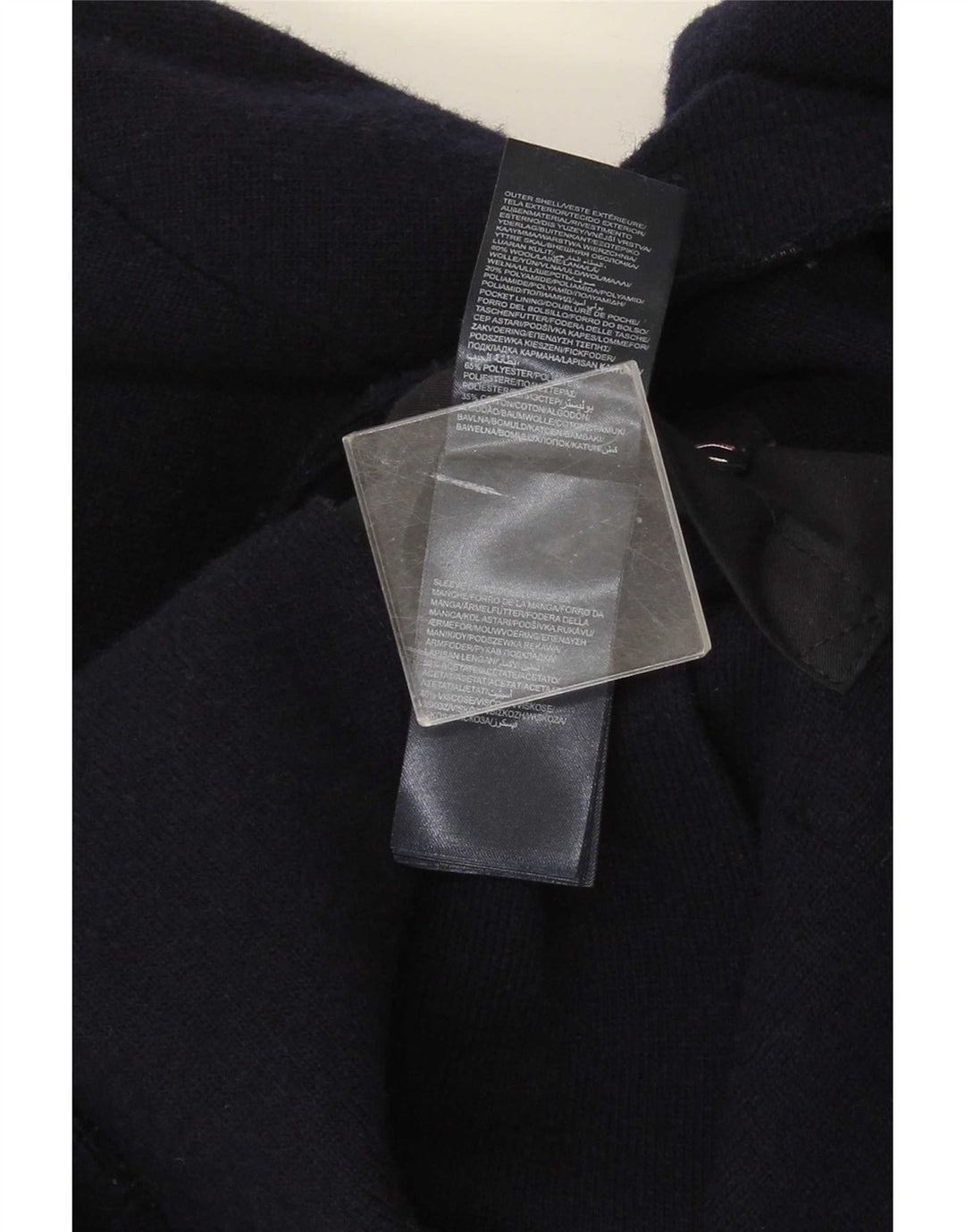 Tommy Hilfiger Herre 3-knaps blazerjakke IT 54 2XL Marineblå Uld