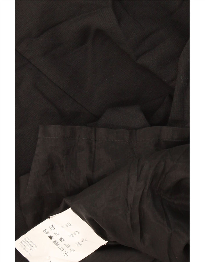 HUGO BOSS Womens Pencil Skirt UK 8 Small W27  Black Wool Vintage Hugo Boss and Second-Hand Hugo Boss from Messina Hembry 