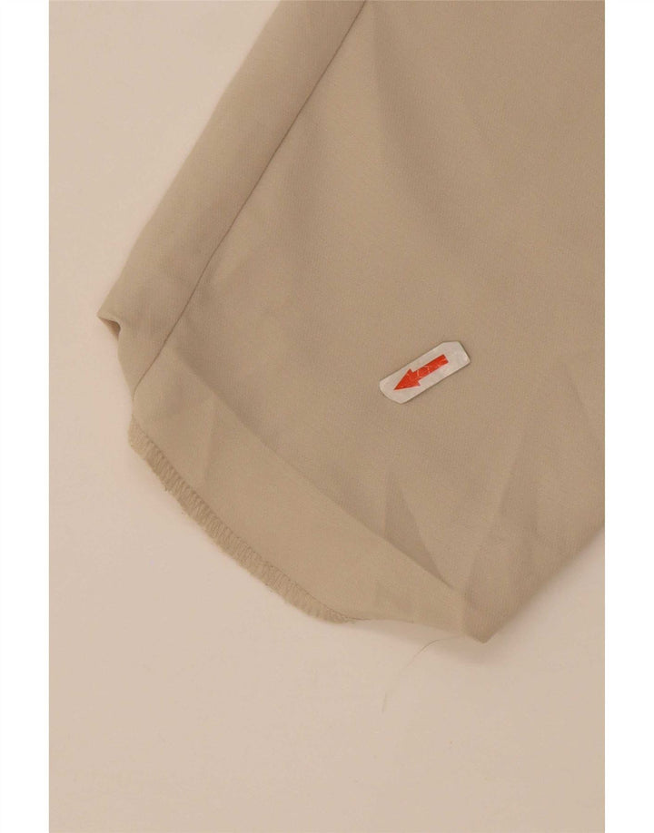 Zara Womens Pegged Cropped Trousers Medium W30 L26 Beige Polyester