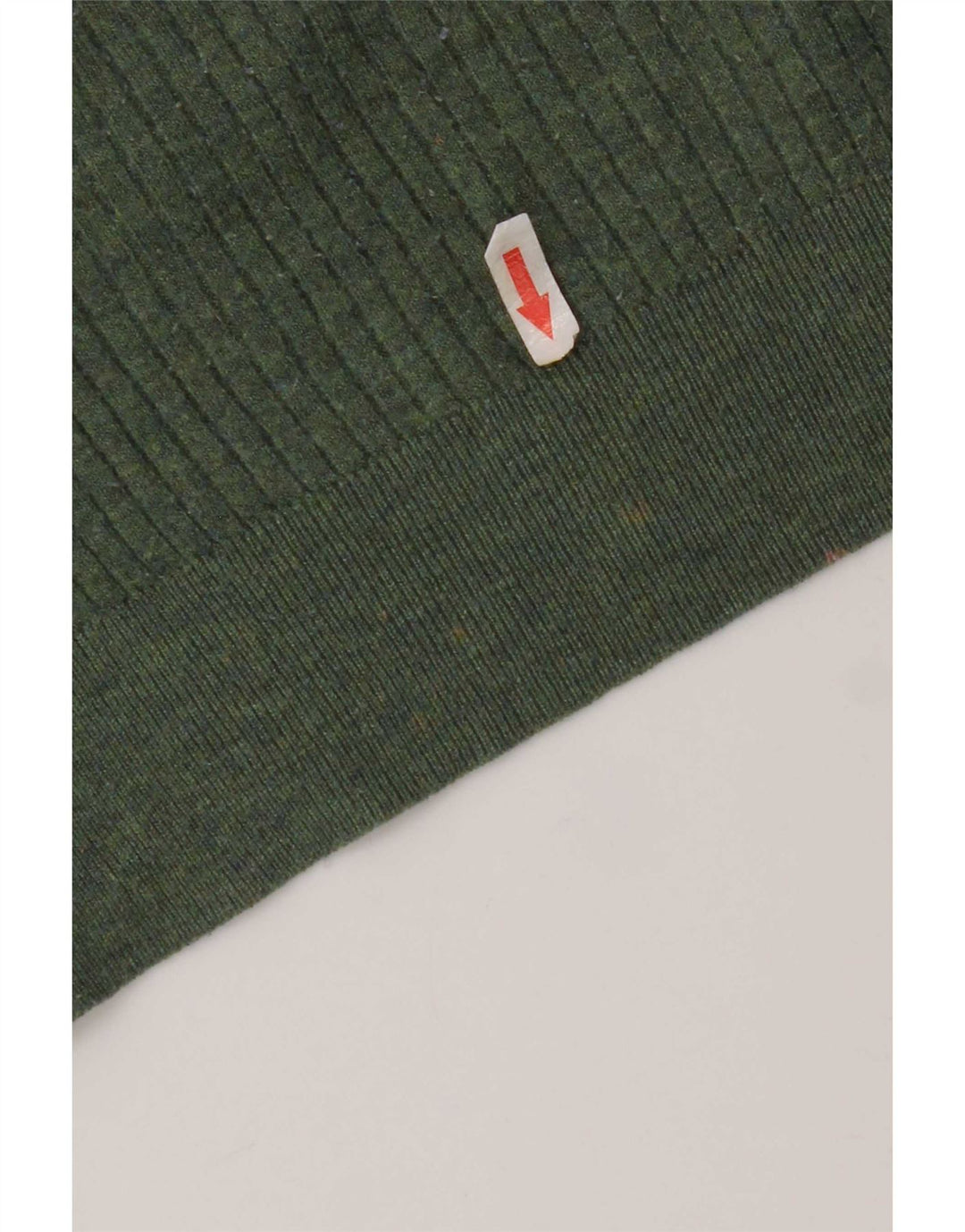 Marks & Spencer Dame sweater med lynlås-hals UK 14 Medium Green Polyester