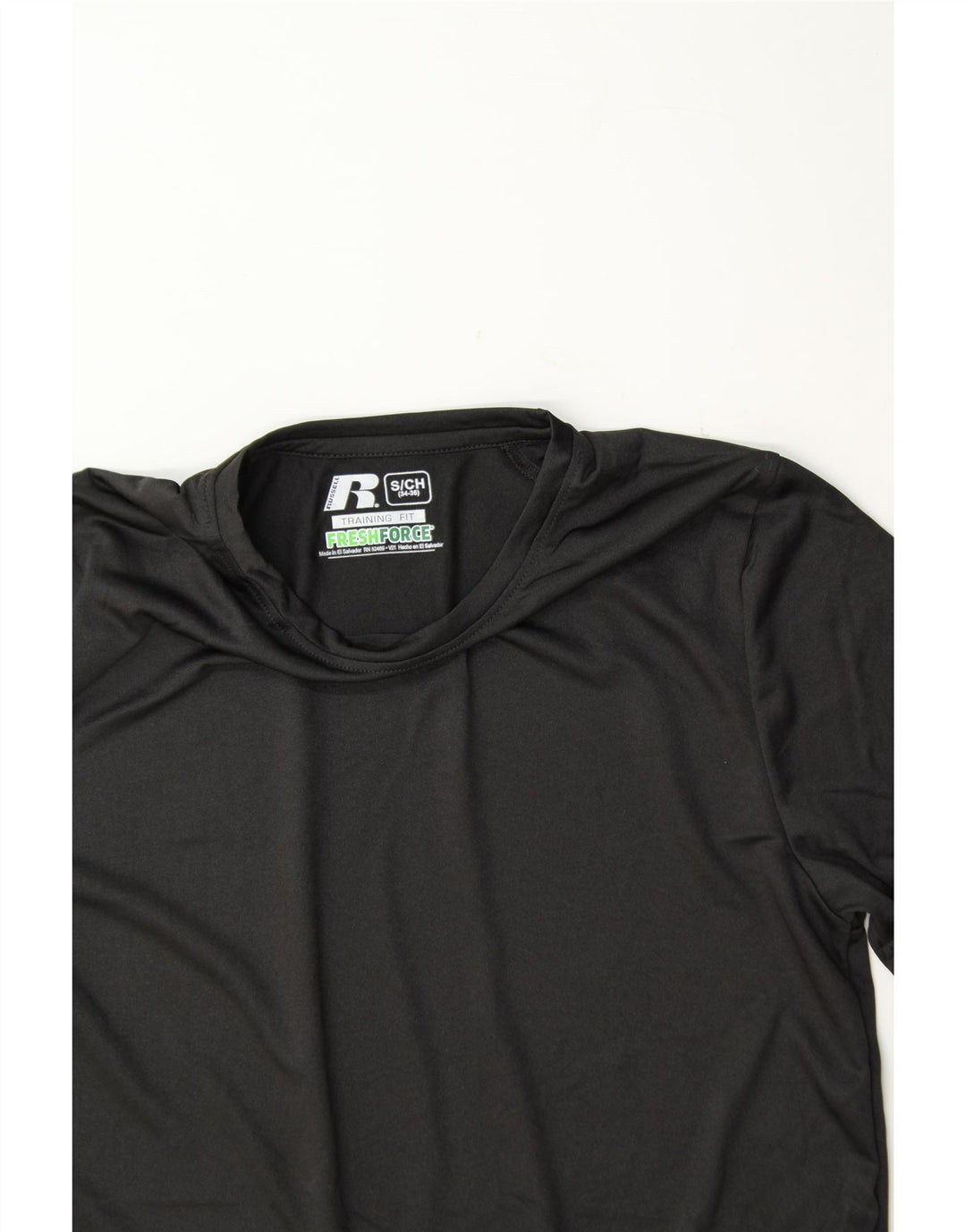 RUSSELL ATHLETIC Mens Dri-Power T-Shirt Top UK 34/36 Small Black Polyester Vintage Russell Athletic and Second-Hand Russell Athletic from Messina Hembry 
