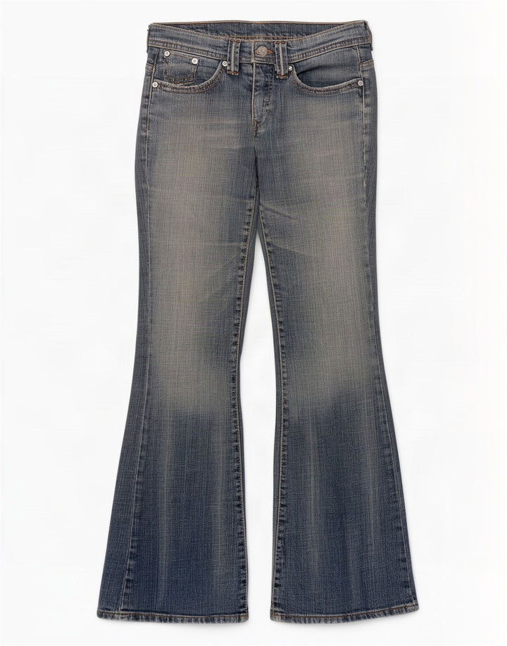 Levi's Dame Flare Flared Jeans W28 L31 Blå Bomuld