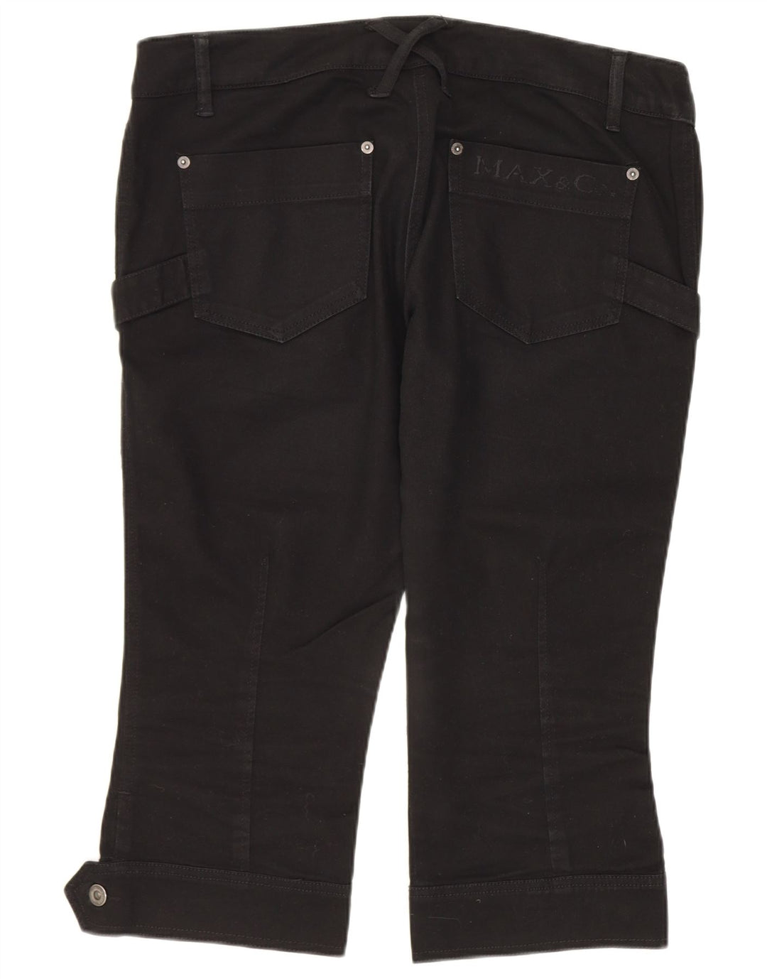 Max & Co. Bermuda-shorts til kvinder UK 14 Large W36 Black