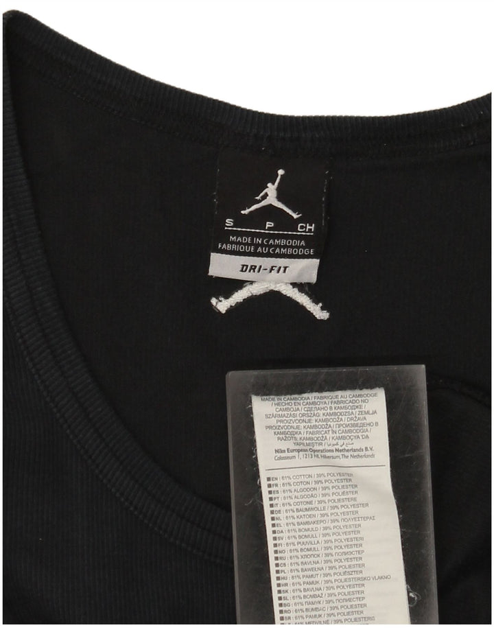 Jordan Herre Dri Fit Vest Top Lille Sort Bomuld